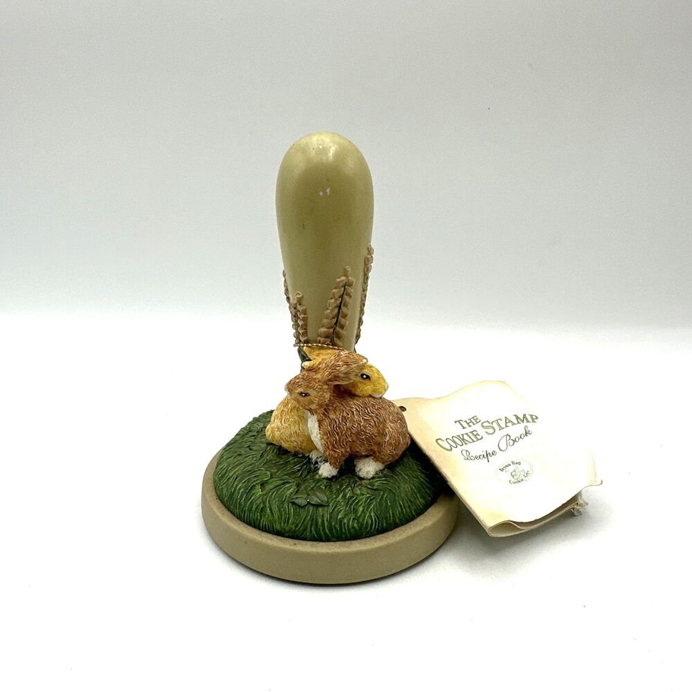 Vintage 1995 Brown Bag Collectible Cookie Stamp Bunny Rabbits Spring #38 UNUSED